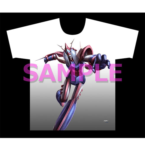 『勇者ライディーン』【描き下ろし】フルグラフィックTシャツ ライディーン飛ぶ